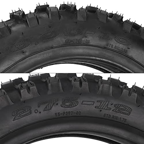 Front 2.75-12 Rear 3.00-10 Tire and Inner Tube for CRF70 CRF110 DRZ110