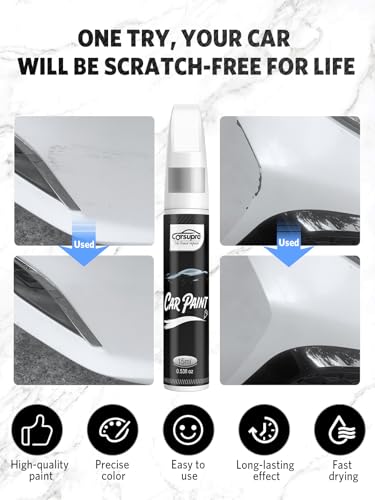 Urban Titanium Metallic (YR-578M) Touch Up Paint for Honda, 2-in-1 - color: Urban Titanium Metallic(YR-578M) for CR-V/Civic/Insight, style: for Honda