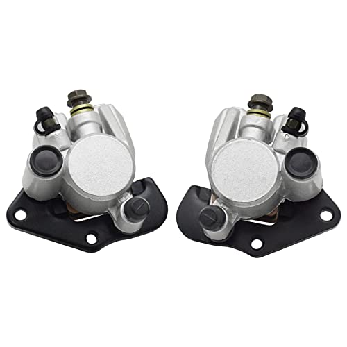 Front Left Right Brake Calipers & Pads for Kawasaki Prairie 360 KVF360 Prairie 300 KVF300 Prairie 400 KVF400,OEM# 43080-5135 43080-5136