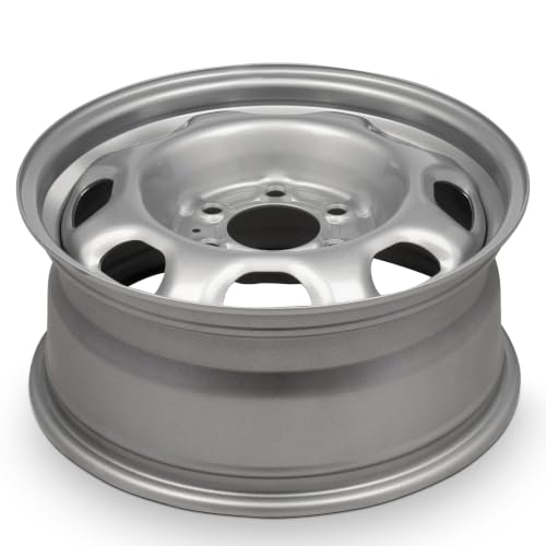 17 x 7.5 in Steel Wheel Rim 6 Lug 135mm 44mm Offset 87mm CB| Powder-Coated Silver finish Fits Ford F-150 2010-2020 | New OEM Take Off | AL3Z1015B - size: 17x7.5 - 2010-2020 F-150 Silver