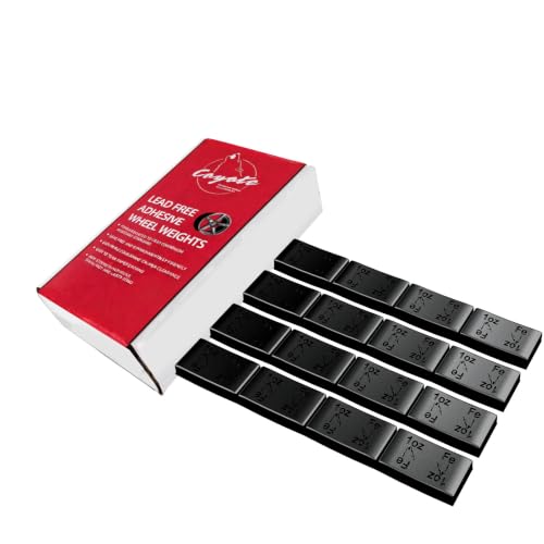 Wheel Accessories Parts 1 Oz. Black Low Profile Stick-On Adhesive EasyPeel Tape Wheel Balancing Weights 2.04 kgs 4.5 lb Box US Made Tape 72 Pcs per Box - size: 36 Pcs Black, style: 1 Oz Segment