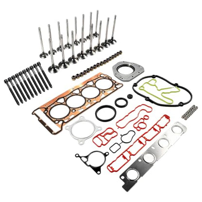 Engine Piston Timing Chain Kit Replacement for 2008-2011 VW Jetta Tiguan GTI Beetle Passat Audi A3 TT 2.0L Part# 06H109469T, 06H109469AD, 06D109611H, 06D109601M, 06H107065AM