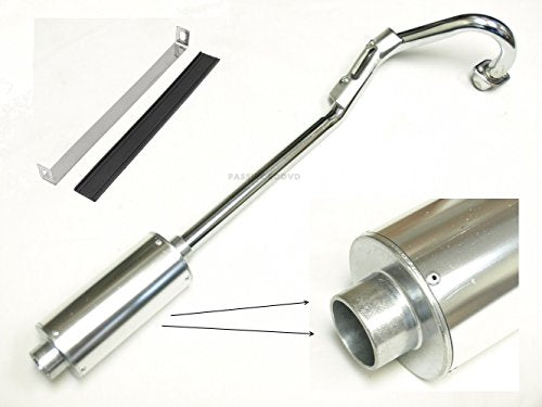 High Performance Big Bore Muffler Exhaust Pipe Assembly Replacement Compatible with Honda XR50 CRF50 XR 50 CRF 50 Chinese 70cc 110cc 125cc Dirt Pit Bike SDG SSR
