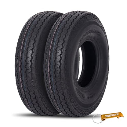 Deestone D901 Rib Highway Trailer, 5.70-8, 2 Tires, 8 Ply, Keychain - size: 5.70-8 8-Ply