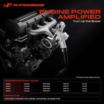 A-Premium RHF55 Complete Turbocharger Turbo Kit Compatible with Subaru