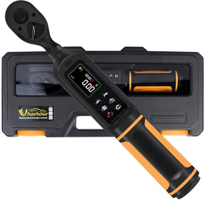 Uharbour 3/8" Drive Digital Torque Wrench 0.66-44.29 Ft.lbs/0.9-60Nm - size: 3/8" Drive 1-60 Nm
