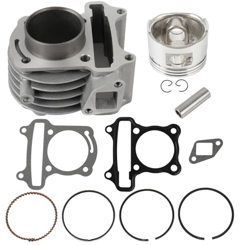 ECCPP 80cc BIG BORE Cylinder Piston Ring Gasket Top End Rebuild Kit 139QMB - size: 79CC-139QMB