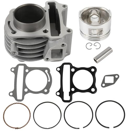 ECCPP 80cc BIG BORE Cylinder Piston Ring Gasket Top End Rebuild Kit 139QMB - size: 79CC-139QMB