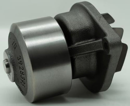 Direct Fit A77703 Water Pump for Case - Diesel Tractor - Coolant Pump with Pulley and Gasket (O-Ring) - Primed, Painted - Meets or Exceeds OEM Spec