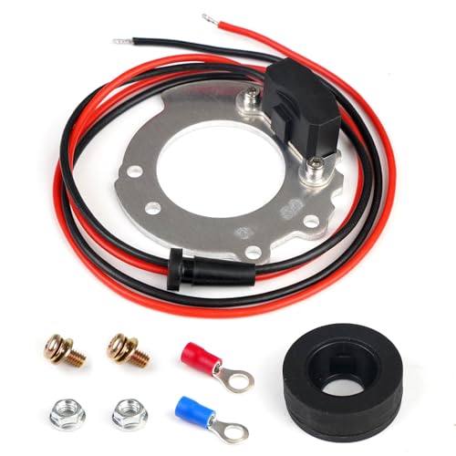Ignitor Conversion Kit Compatible with Ford 4 Cylinder Tractors 2N 9N 8N 500-900 Series V4 12v Electronic Ignition Module Conversion Kit Replace 1244A