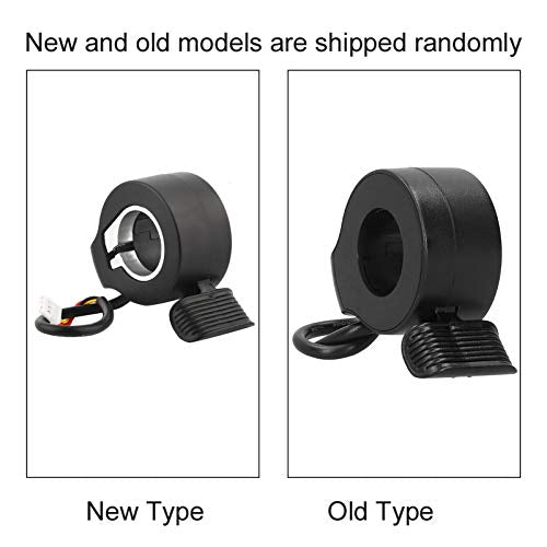 plplaaoo Electric Scooter Thumb Throttle Speed Control Finger Throttle Hall Sensor Scooter Accelerator Grip Throttle Finger Throttle Brake Switch for Throttle Accessories Replacement[Black]