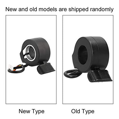 plplaaoo Electric Scooter Thumb Throttle Speed Control Finger Throttle Hall Sensor Scooter Accelerator Grip Throttle Finger Throttle Brake Switch for Throttle Accessories Replacement[Black]
