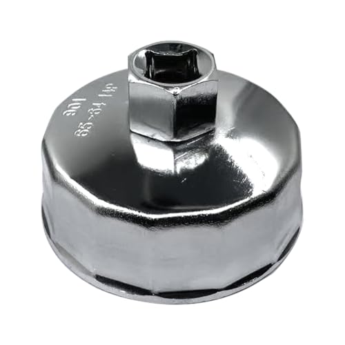 64-65mm/2.5Inches Oil Filter Wrench,14 Flutes Oil Filter Removal Tool for Wix 57356,15400-PLM-A02 for Honda Accord Acura Civic CRV,Nissan Sentra,Yamaha,Mazda,Motorcycle,Polaris,Indian Challenger(1PC) - size: 1PCS