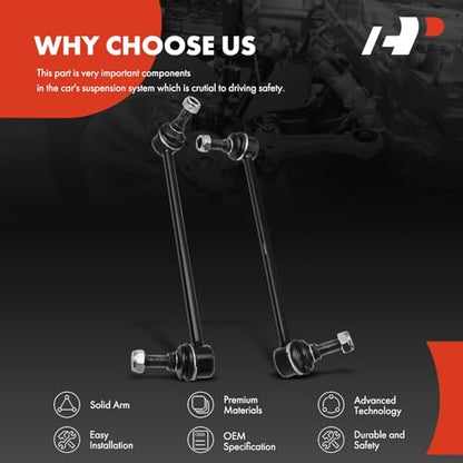 A-Premium Front Sway Bar Link Stabilizer Bar Link - Smooth Driving