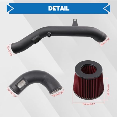 Cold Air Intake Compatible with 2015-2020 BMW F87 M2 S55 engine F80 M3 F82, F83 M4, GTS - color: 2015-2019 M3 M4 F80 F82