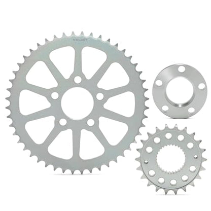TOFR Belt Drive to Chain Drive Conversion Kit for Harley Softail 2000-2006 - size: 22T+48T