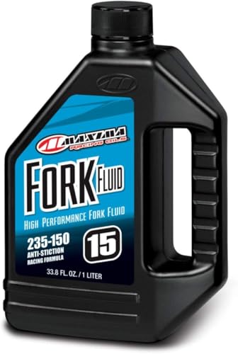 Maxima (59901-15) 235/150 Grade 15WT Zero Drag Formula Racing Fork Fluid - 1 Liter, black - size: 1 Liter, style: Single