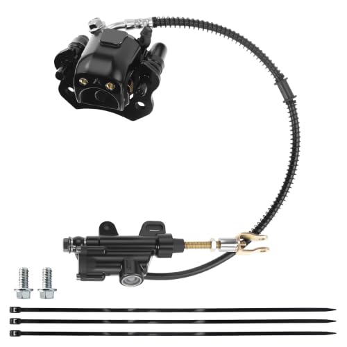 PRO BAT Rear Foot Brake Master Cylinder Caliper Assembly - color: black