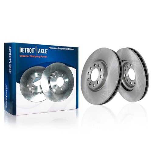 Detroit Axle - 10pc Brake Kit for 2016-2023 Jeep Cherokee - size: 10PR45107/KIT