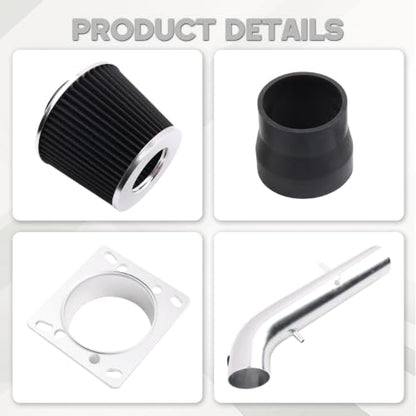 Cold Air Intake for 1995-1999 Toyota Tacoma 4Runner 2.7L L4 - size: 1995-1999 Toyota Tacoma 4Runner 2.7L L4
