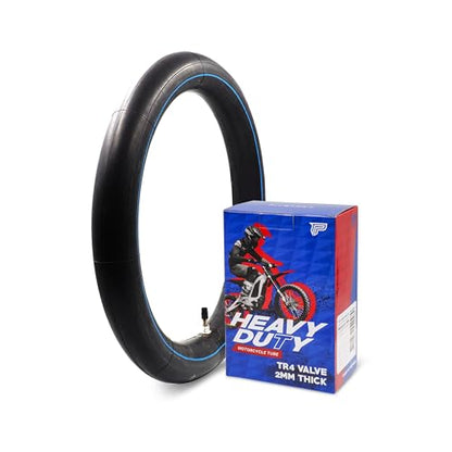 PIVOTRAX 70/100-19 (2.75/3.00-19, 80/100-19) 19" Heavy Duty E-Bike Electric Dirt Bike Inner Tube - 2 mm Thickness-TR4 Valve- Fits Most 3.00-19 MX Tires, Surron LightBee X, UltraBee, Talaria, EridePro - size: 70/100-19 (2.75/3.00-19)