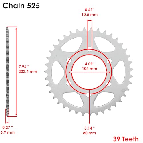 Caltric Green O-Ring Drive Chain and Sprockets Kit Compatible With Kawasaki ZX1000 Ninja ZX10R 2004 2005 2011-2016 Green