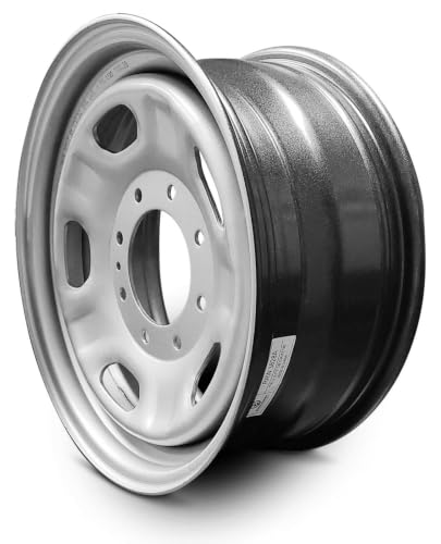 17x7.5 in Steel Wheel Rim 8 Lug 170mm 40mm Offset 125.1mm CB| Powder-Coated Silver finish Fits 2010-2023 Ford F250 | New OEM Replacement | BC3Z1015C - size: 17x7.5 - OEM Replacement F250