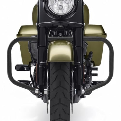 TCT-MOTORPARTS 1-1/4" Engine Guard Crash Bar Fit For Harley Touring Road Electra Glide Road King Street Glide Tri Glide Ultra Limited 2009-2024 Sand Black - color: Sand Black