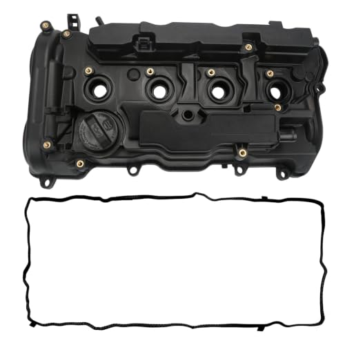 123105BAA01 Engine Valve Cover with Gasket Compatible with 2016-2025 Honda Civic Accord HR-V 2.0L L4, Replace 12310RPYG01 Valve Cover Assembly
