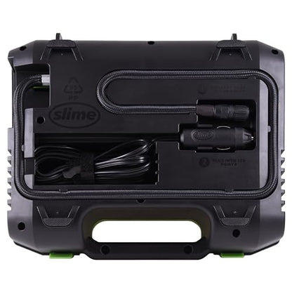 Slime 50158 Flat Tire Repair Kit, Smart Spair Ultra, All-in-One Solution, Repairs and Inflates, Car/Trailer, 10 Min Fix