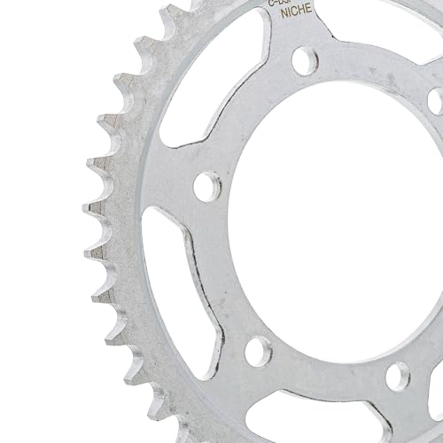 NICHE Drive Sprocket Chain Combo for Yamaha YZF R1 Front 16 Rear 43 Tooth 530HZ Standard 114 Links - size: Standard Chain