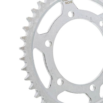 NICHE Drive Sprocket Chain Combo for Yamaha YZF R1 Front 16 Rear 43 Tooth 530HZ Standard 114 Links - size: Standard Chain