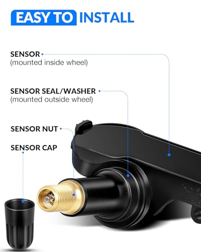 TPMS Sensor for:-Dodge Journey Charger Challenger for:-Jeep Wrangler 433MHz