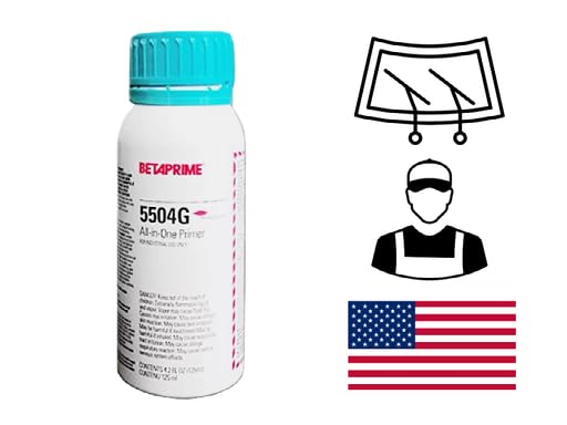 Automotive primer 5504G B Prime Glass Primer 125 mL with free 2 Applicator Sticks