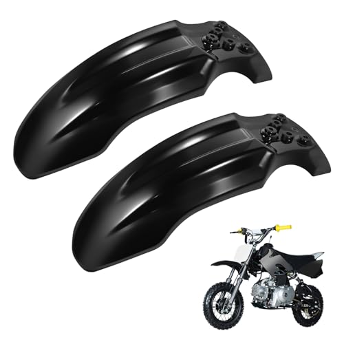 2Pcs Motorcycle Front Wheel Mudguard Compatible with CRF50 Style 125CC Pit PRO Trail Dirt Bike & Tutti Soleil 01, Impact Resistant PP Plastic Dirt Bike Front Fender