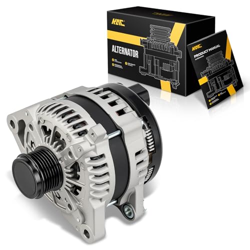 KAC 11353N Automotive Alternator Compatible with 2009-2012 Hyundai Genesis 4.6L, 2011-2016 Equus, 2012-2016 Genesis 5.0L, 2015 K900, 2016-2017 Kia K900 5.0L, 180A Alternator - size: 11353N