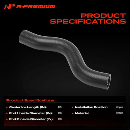 A-Premium Upper Engine Radiator Coolant Hose Compatible with Honda, Acura - style: Upper