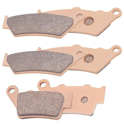 AHL Front & Rear Brake Pads Set for BMW F800GS F800 GS 2008-2011 (Sintered copper-based) - size: Sintered copper-based