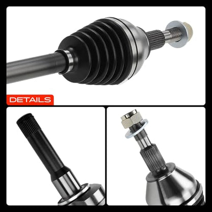 A-Premium Set of 2 Front CV Axle Shaft Assembly - style: Front Driver and Passenger Side
