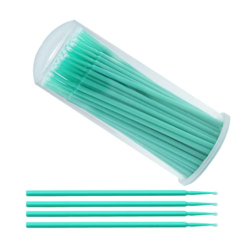 Touch Up Paint Brushes for Automotive Paint Chip Repair Disposable Micro Applicators-100 Pieces Green - style: 2.0MM,Green