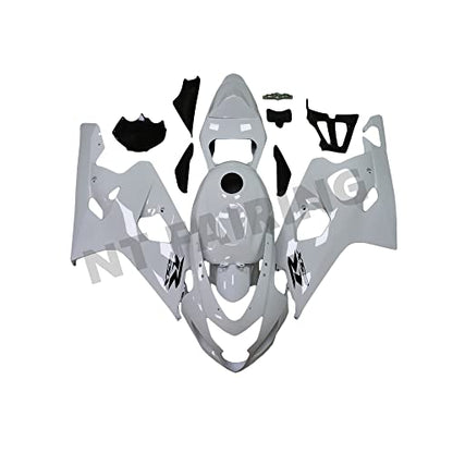 YTL Nardo Gray Full Fairing Fit for Suzuki 2004-2005 GSXR 600/750 - color: 010 Nardo Gray