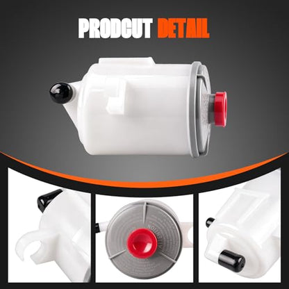 603-724 Power Steering Pump Tank Reservoir For Honda CR-V 1997-2001,for Civic DX/EX 1996-2000 for Civic EX-R 1997-2000 Replaces#53701S04J51 53701-S04-J51 - size: 53701S04J51