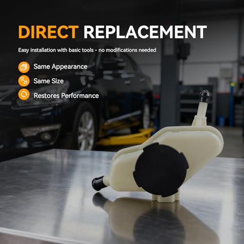 Power Steering Reservoir Tank with Cap for Nissan Models - size: 49180JA000
