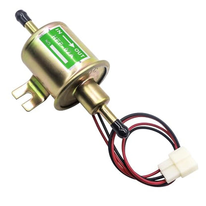 Electric Fuel Pump 12V, Universal Low Pressure 12 Volt Transfer Pump - size: HEP-02A