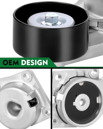Belt Tensioner Assembly with Pulley for:-Ford Expedition 1997-2001 - size: 38133