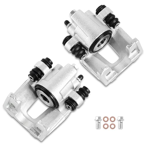 Rear Brake Caliper Set Right + Left Assembly 18-4754 18-4755 - style: Rear 184754 184755