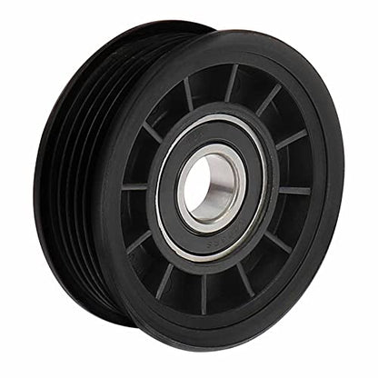 IRONTEK 38009 Belt Tensioner Idler Pulley fit for Cadillac 2003 CTS Escalade, for Chevrolet (2004 Express 1500/1999-2013 Silverado 1500), for Ford (2000 E-150 Econoline/ 1993-1997 Ranger) #12563083 - size: 38009