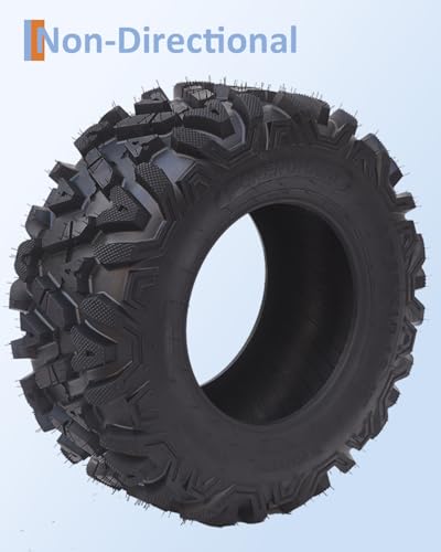 GarveeTech Set of 2 UTV/ATV Tires 24x8-12 6PR Tubeless All-Terrain Tire - Off-Road, Rock, Sand & Street Use - Heavy Duty Puncture Resistant for Trail, Mud, Riding - size: 24x8-12, style: Pattern A