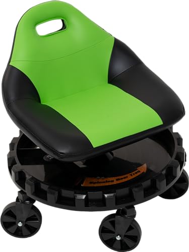 Traxion 400lb Capacity 2-705 Green Progear Mobile Rolling Gear Seat - color: Green