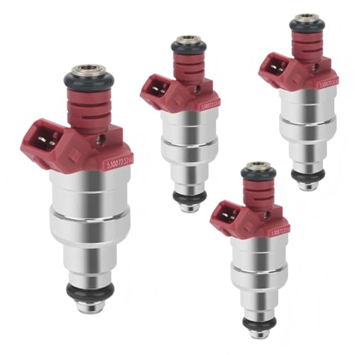 Fuel Injectors Compatible with Jeep Wrangler Cherokee 1991 1992 1993 1994 1995 2.5L,Comanche 1991 1992 2.5L,Replace 53007232AB FJ714 53013690AA